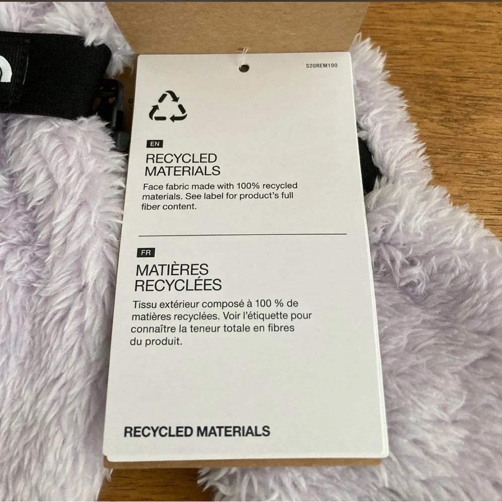 The North Face Kids Plush Mittens in Light Lavender